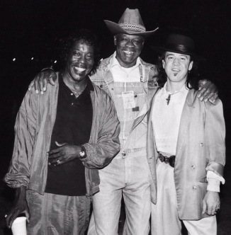 Buddy Guy, Stubbs, and Stevie, 5/04/1990